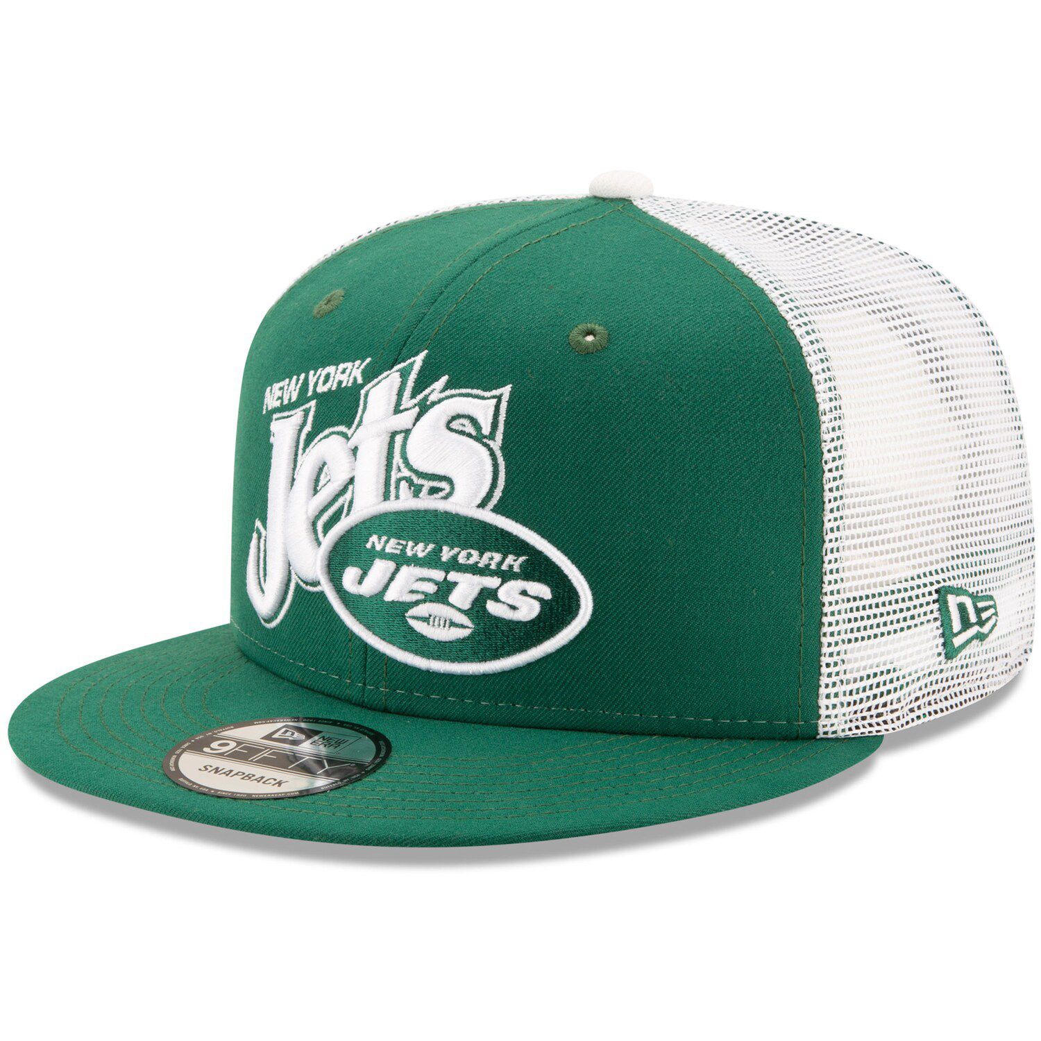 New York Jets WHITETOP SNAPBACK White-Green Hat by New Era