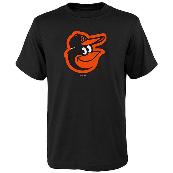 Lids Baltimore Orioles Infant Team Crew Primary Logo T-Shirt - Black