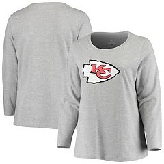 Women's Fanatics Branded Red Kansas City Chiefs 2022 AFC West Division  Champions Divide & Conquer Plus Size Long Sleeve T-Shirt