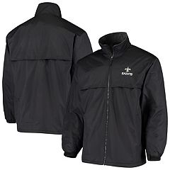 Nike Men's New Orleans Saints Sideline Coaches Black Full-Zip Bomber Jacket