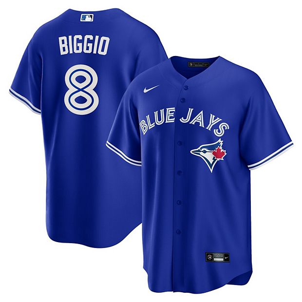 Cavan Biggio Men's Nike White Toronto Blue Jays Home Replica Custom Jersey Size: Small