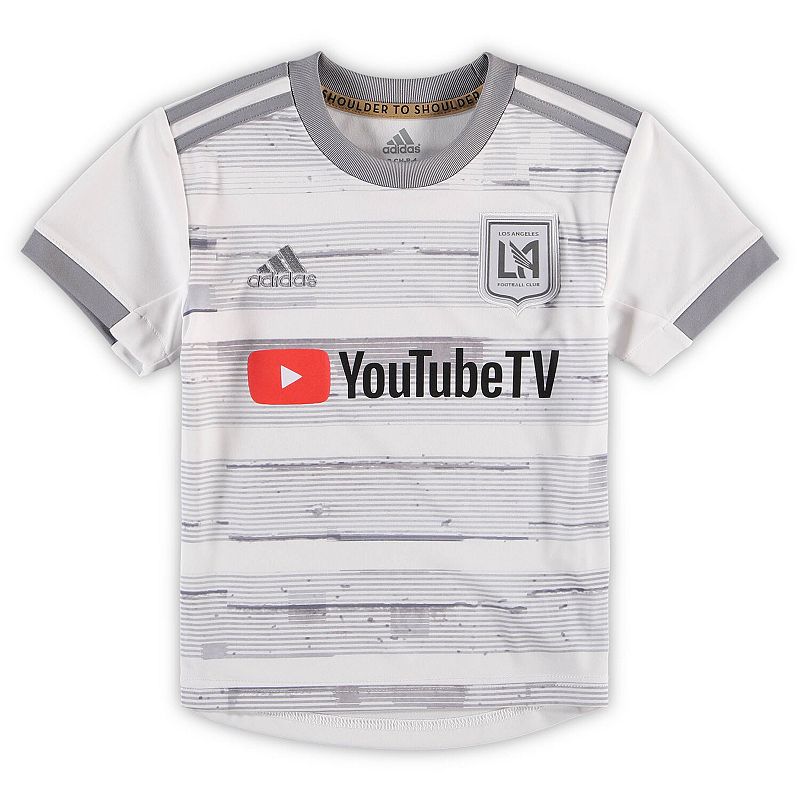 Toddler adidas White LAFC 2020 Secondary Team Replica Jersey, Toddler Unise
