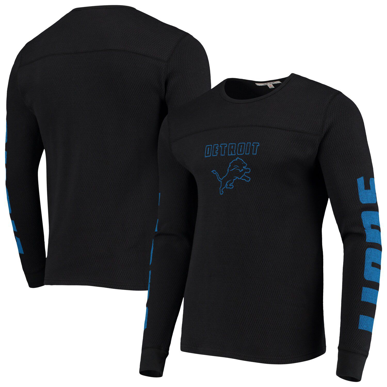 black detroit lions t shirt