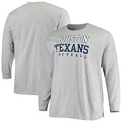 Youth Navy Houston Texans Electric Abbreviation Long Sleeve T-Shirt