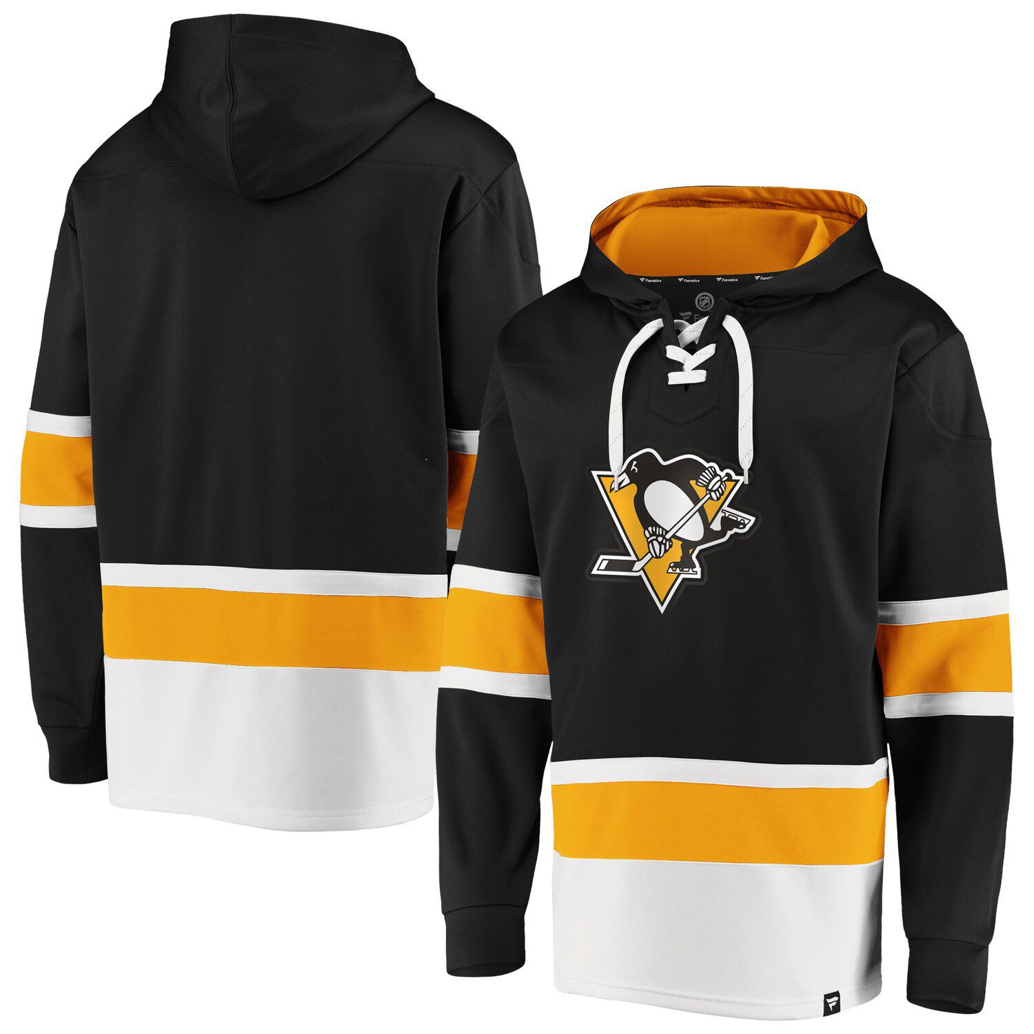 penguins lace up hoodie