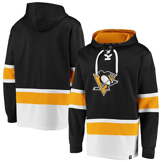 Women's Fanatics Branded Black Pittsburgh Penguins Lace-Up Jersey