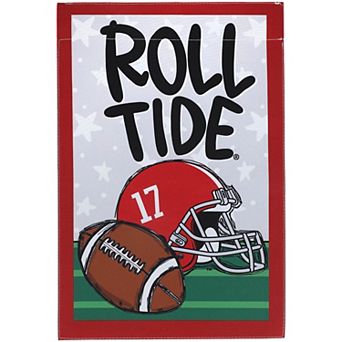 Alabama Crimson Tide 12'' x 18" Team Helmet & Ball Garden Flag