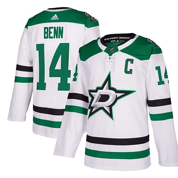 Framed Jamie Benn Dallas Stars Autographed White Adidas Authentic Jersey
