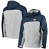 Men's Columbia Gray/Navy Auburn Tigers Glennaker Storm Full-Zip Jacket