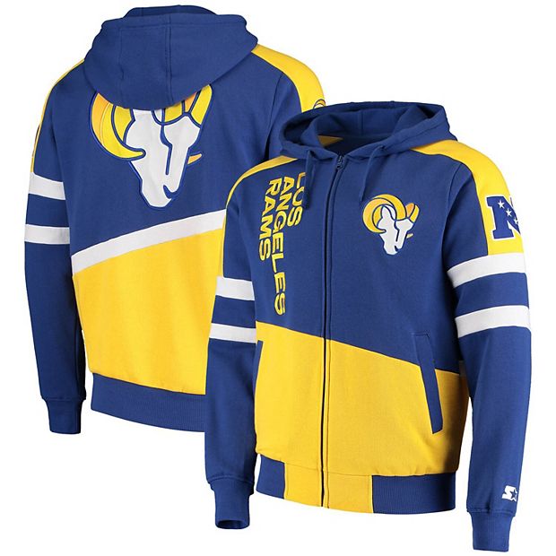 LOS ANGELES RAMS WOMEN'S LOGO SELECT FULL-ZIP HOODIE