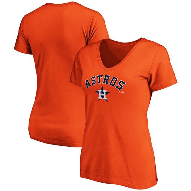 Men's Houston Astros Fanatics Branded Orange Official Logo T-Shirt