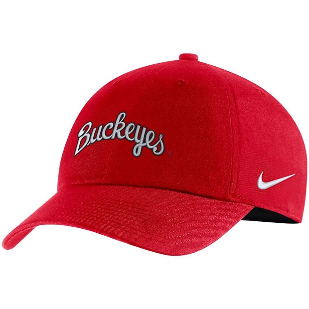 Nike Scarlet Ohio State Buckeyes Heritage86 Logo Adjustable Hat