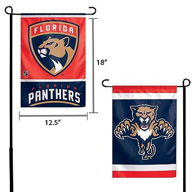 WinCraft Florida Panthers 12" x 18" Double-Sided Garden Flag