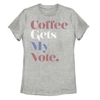Juniors' Coffee Gets My Vote Tee