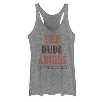 Juniors' The Big Lebowski The Dude Abides Graphic Tank Top