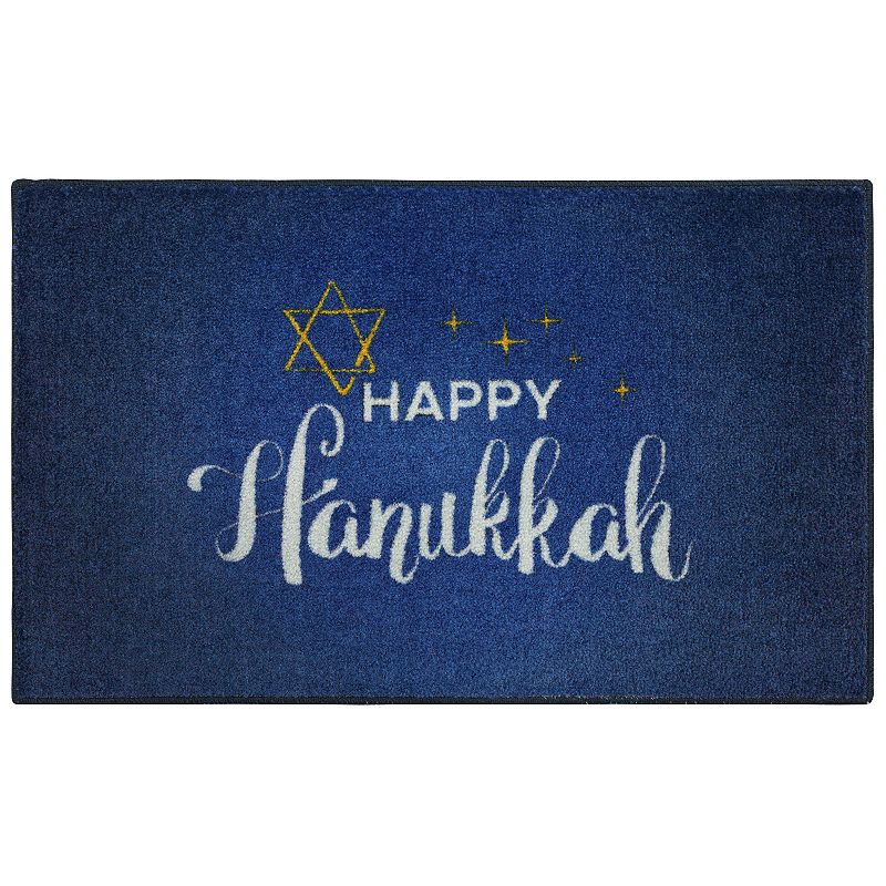 Mohawk Home Happy Hanukkah Rug, Multicolor, 30X50