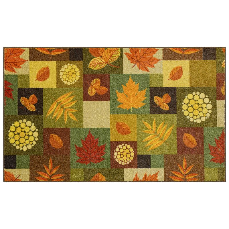 Mohawk Home Square Fall Leaves Rug, Multicolor, 24X40