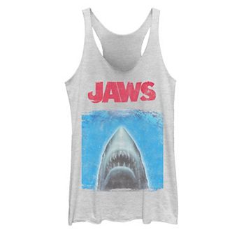 Juniors' Jaws Movie Poster Graphic Tank Top