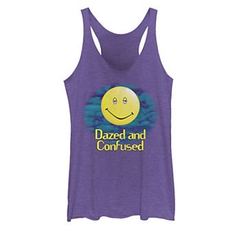 Juniors' Dazed And Confused Smiley Haze Logo Graphic Tank Top