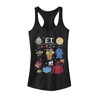 Juniors' E.T. Symbolic Movie Props Graphic Tank Top