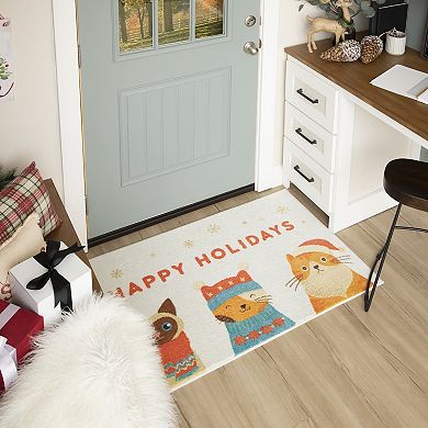 Mohawk Home Holiday Cats Rug