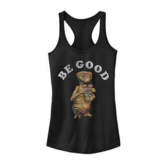 Juniors' E.T. "Be Good" Flower Pot Graphic Tank Top