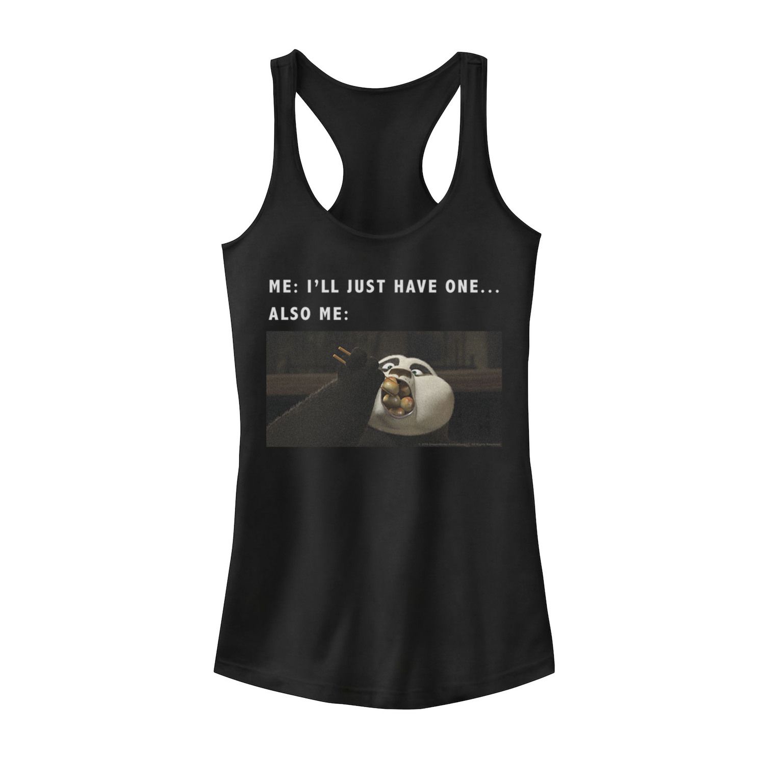 Image for Licensed Character Juniors' Kung Fu Panda "I'll Just Have One" Graphic Tank at Kohl's.