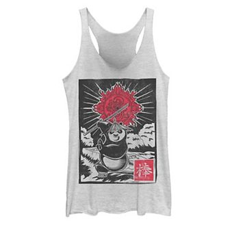 Juniors' Kung Fu Panda Master Po Action Pose Graphic Tank Top