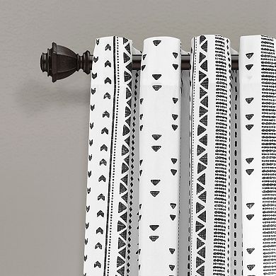 Lush Decor Hygge Stripe Window Curtain