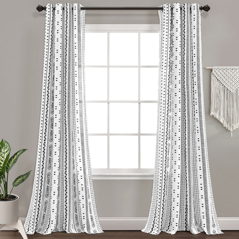 Lush Decor Tenda Da Doccia Boho A Righe, 183 X