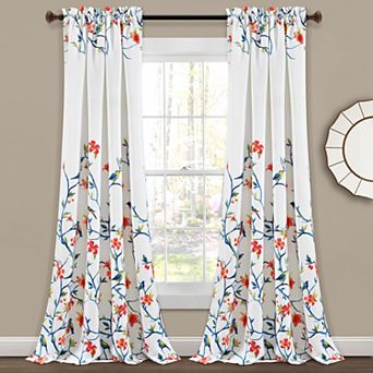 Lush Decor Neela Birds Room Darkening Window Curtain
