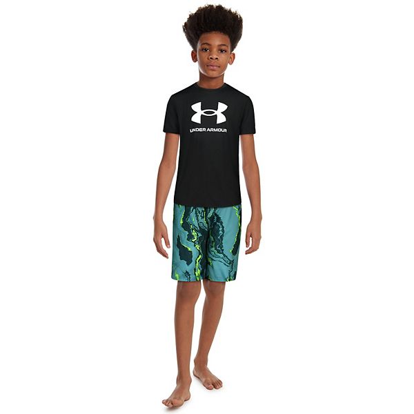 Boys 8 20 Under Armour Heatmap Volley Swim Trunks