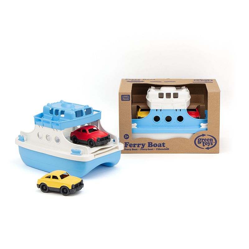 Green Toys Ferry Boat With Mini Cars