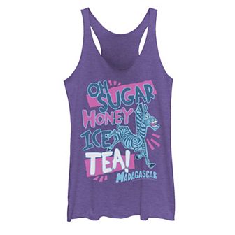 Juniors' Madagascar Marty "Sugar Honey Ice Tea" Graphic Tank Top