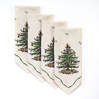 Spode Christmas Tree Dinner Napkin 4 pk