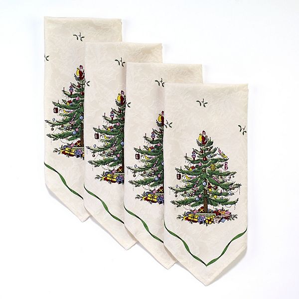 Spode Christmas Tree Dinner Napkin 4pk.