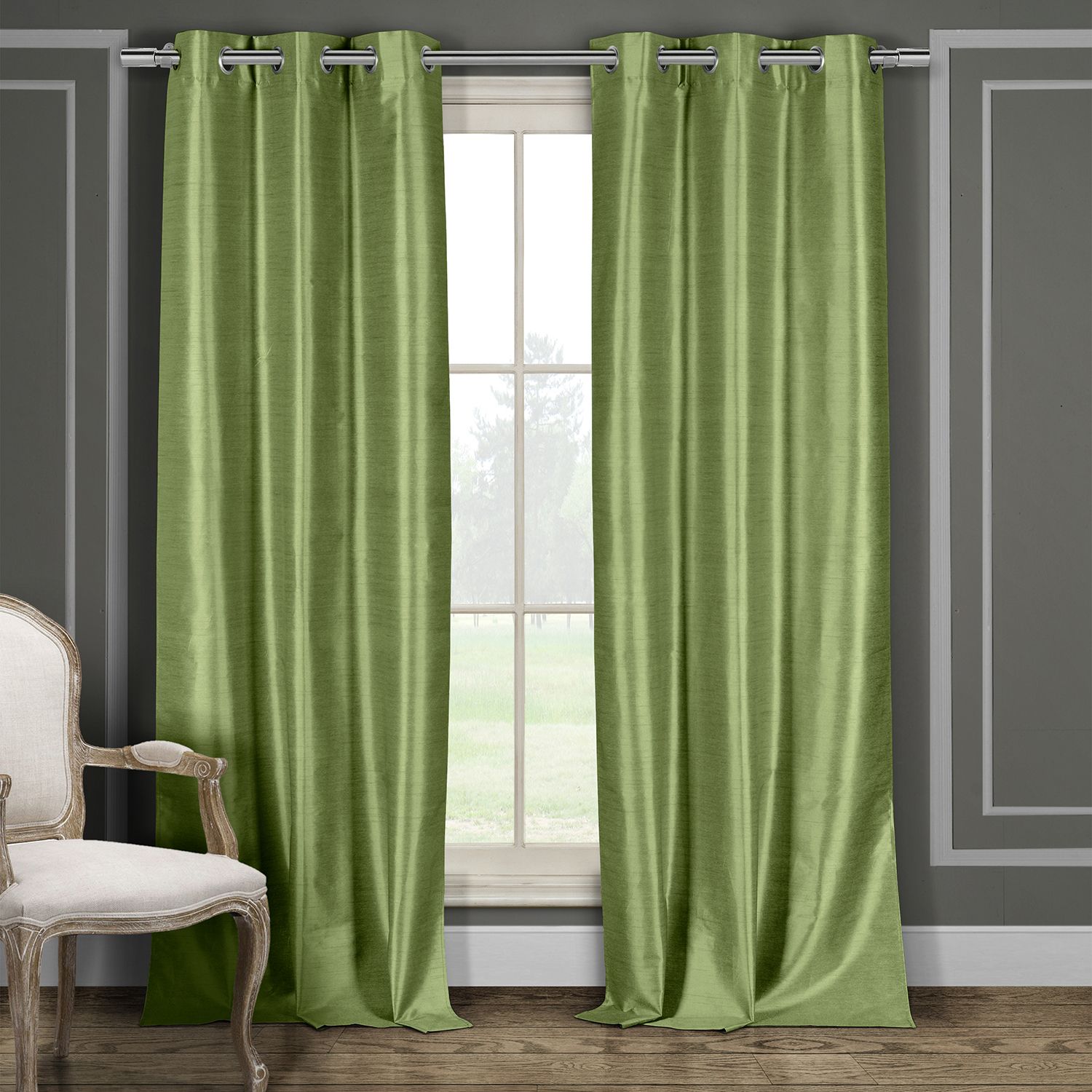 Image for Duck River Textile Daenerys Solid Blackout Window Curtain Set at Kohl's.