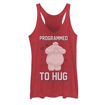 Disney's Big Hero 6 Juniors' Baymax Heart Programmed To Hug Graphic Tank Top
