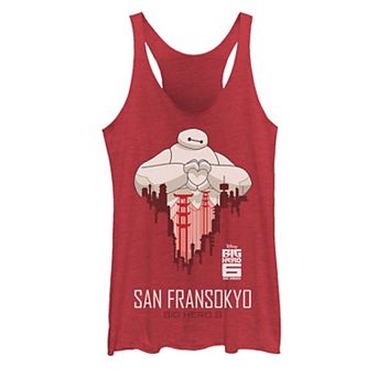 Disney's Big Hero 6 The Series Juniors' Baymax SF Love Graphic Tank Top