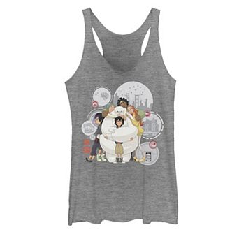 Disney's Big Hero 6 The Series Juniors' Baymax Hugs Graphic Tank Top