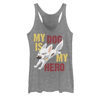 Disney's Bolt Juniors' My Dog Is My Hero Graphic Tank Top