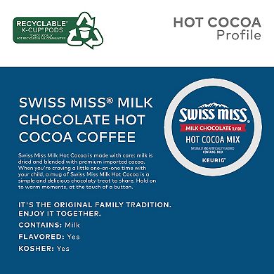 Swiss Miss Milk Chocolate Hot Cocoa, Keurig® K-Cup® Pods, 22-pk.