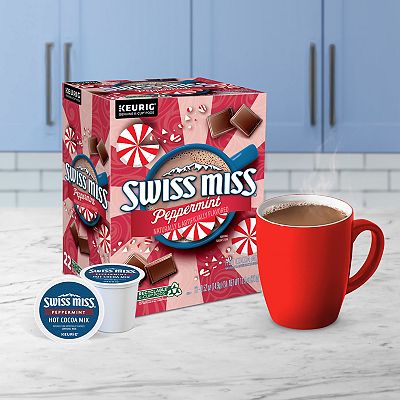 Keurig Swiss Miss Peppermint Hot Cocoa Keurig K Cup Pods 22 pk