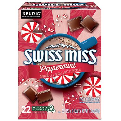 Keurig Swiss Miss Peppermint Hot Cocoa, Keurig?? K-Cup?? Pods, 22-pk.