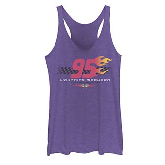 Disney / Pixar Cars Juniors' McQueen 95 Flame Finish Graphic Tank Top