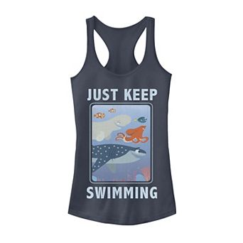 Disney / Pixar's Finding Dory Juniors' Just Swim Together Graphic Tank Top