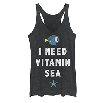 Disney / Pixar's Finding Dory Juniors' Vitamin Sea Graphic Tank Top