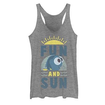 Disney / Pixar's Finding Dory Juniors' Fun & Sun Portrait Graphic Tank Top