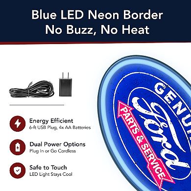 American Art Décor Genuine Ford Parts & Service LED Sign