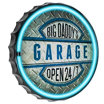 American Art Décor Big Daddy's Garage LED Wall Sign